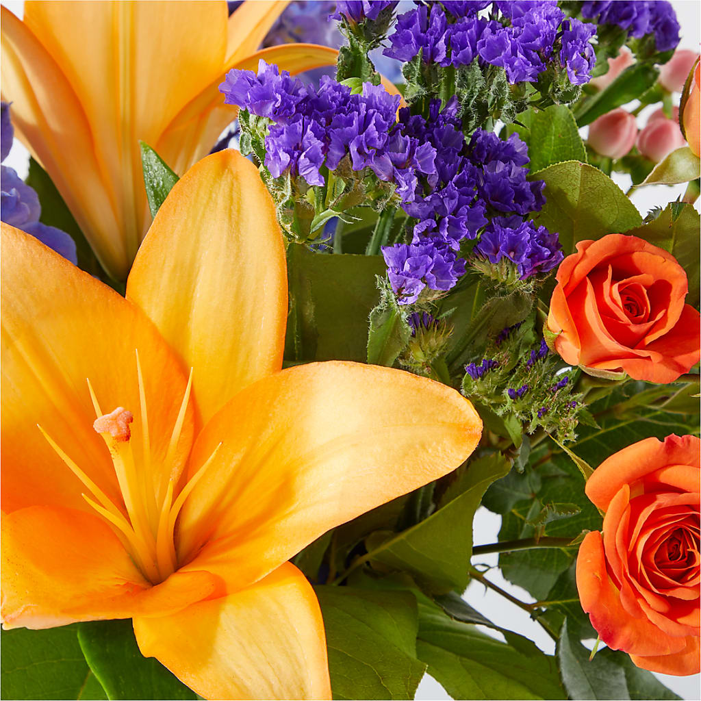 Radiant Citrus Bouquet – VACHA'S FOREST FLOWERS, Oak Forest IL