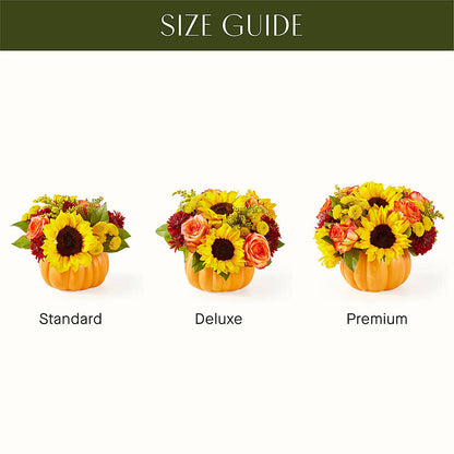 Golden Gourd Pumpkin Bouquet – VACHA'S FOREST FLOWERS, Oak Forest IL