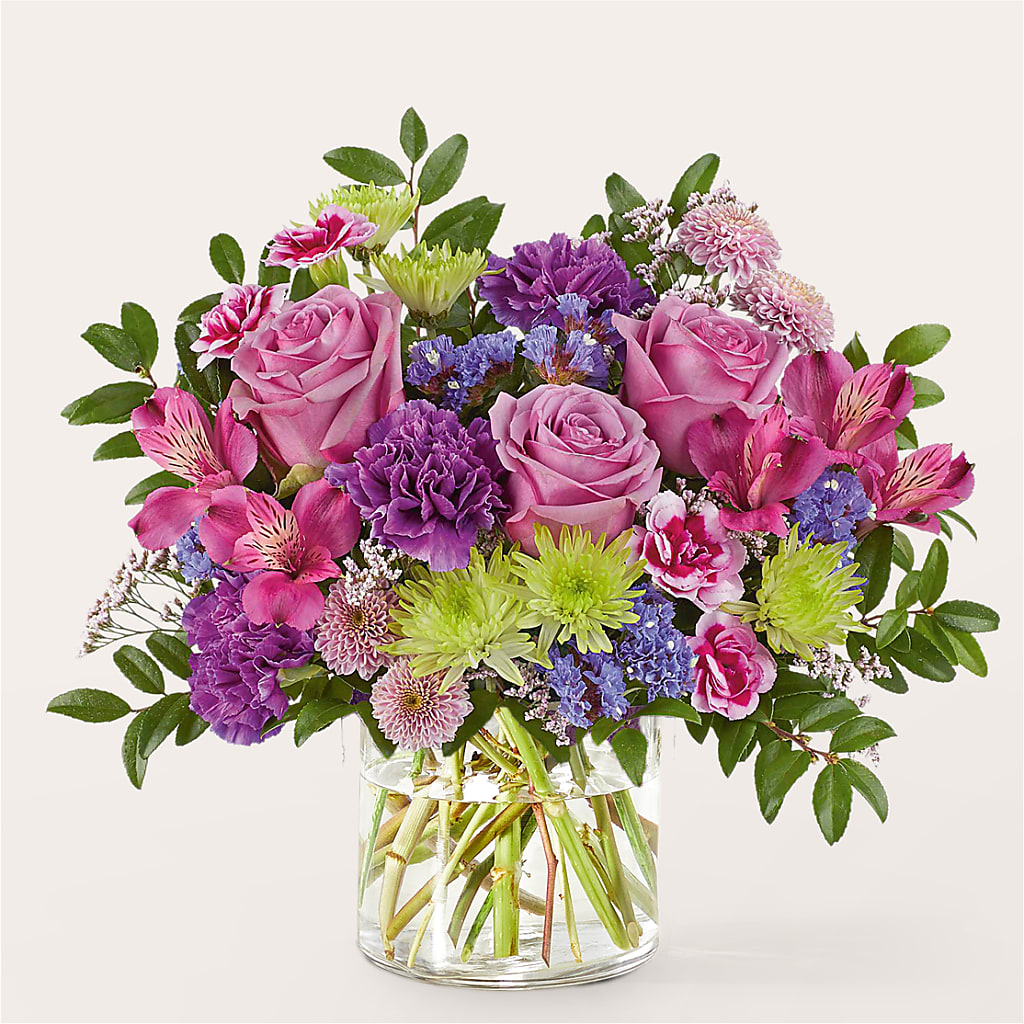 Glass Half Full Bouquet – VACHA'S FOREST FLOWERS, Oak Forest IL