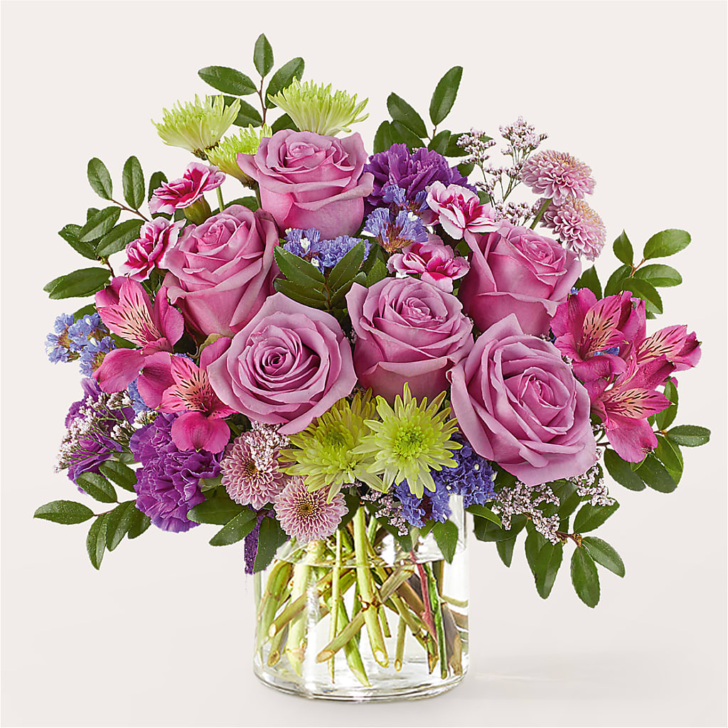 Glass Half Full Bouquet – VACHA'S FOREST FLOWERS, Oak Forest IL