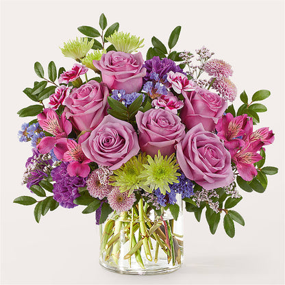 Glass Half Full Bouquet – VACHA'S FOREST FLOWERS, Oak Forest IL