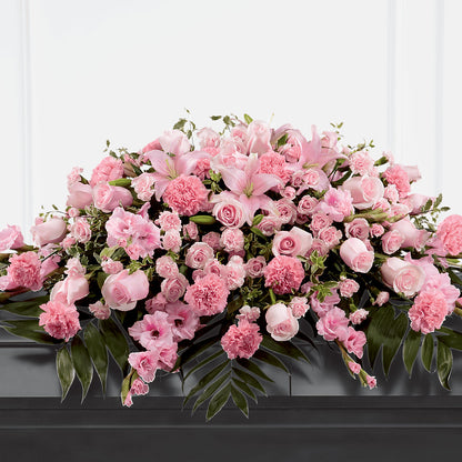 Garden of Comfort Casket Spray (Standard) – VACHA'S FOREST FLOWERS, Oak Forest IL
