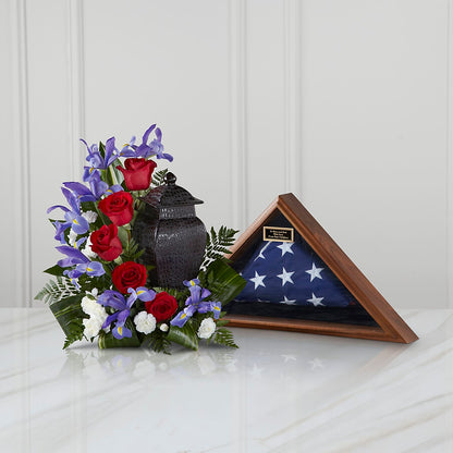 Patriotic Tribute Arrangement – VACHA'S FOREST FLOWERS, Oak Forest IL