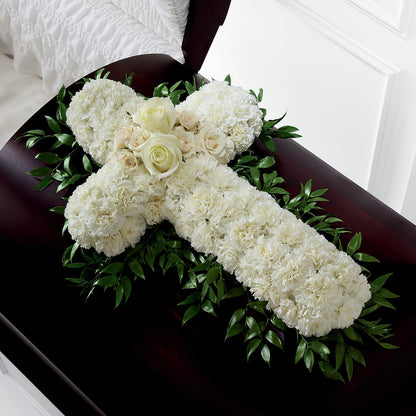 Peaceful Memories Casket Spray (Standard) – VACHA'S FOREST FLOWERS, Oak Forest IL