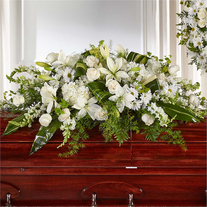 Abundance Casket Spray – VACHA'S FOREST FLOWERS, Oak Forest IL