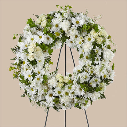 Faithful Wishes Wreath – VACHA'S FOREST FLOWERS, Oak Forest IL
