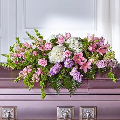 Life's Gratitude Casket Spray – VACHA'S FOREST FLOWERS, Oak Forest IL