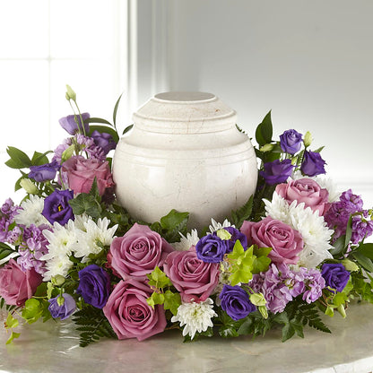 Blooming Sympathy Cremation Adornment – VACHA'S FOREST FLOWERS, Oak Forest IL