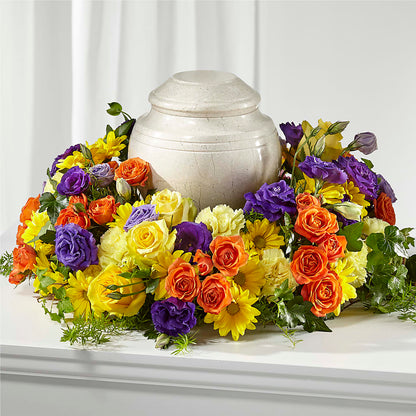 Blossoms of Remembrance Cremation Adornment – VACHA'S FOREST FLOWERS, Oak Forest IL