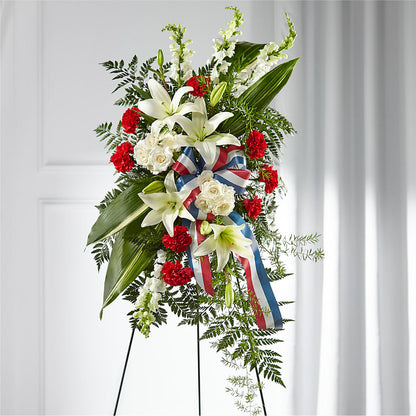 Stars of Life Standing Spray – VACHA'S FOREST FLOWERS, Oak Forest IL