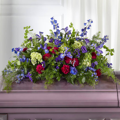 Always Treasured Casket Spray – VACHA'S FOREST FLOWERS, Oak Forest IL