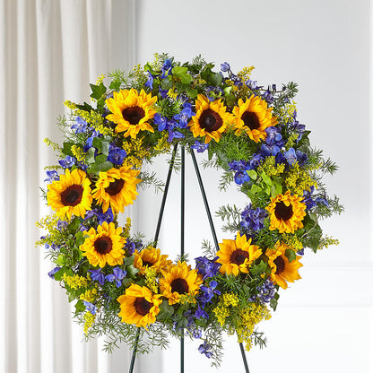 Bright Rays Wreath – VACHA'S FOREST FLOWERS, Oak Forest IL