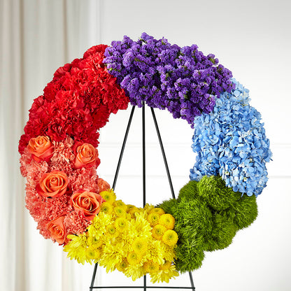 Circle of Love Wreath – VACHA'S FOREST FLOWERS, Oak Forest IL