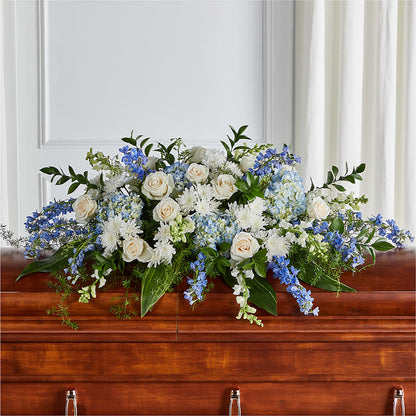 Timeless Essence Casket Spray – VACHA'S FOREST FLOWERS, Oak Forest IL