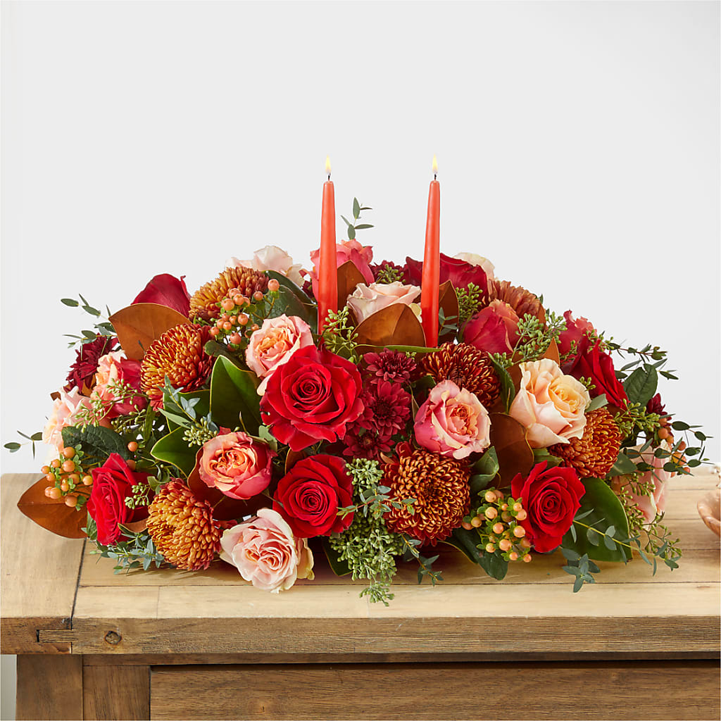 Gather Near Centerpiece – VACHA'S FOREST FLOWERS, Oak Forest IL