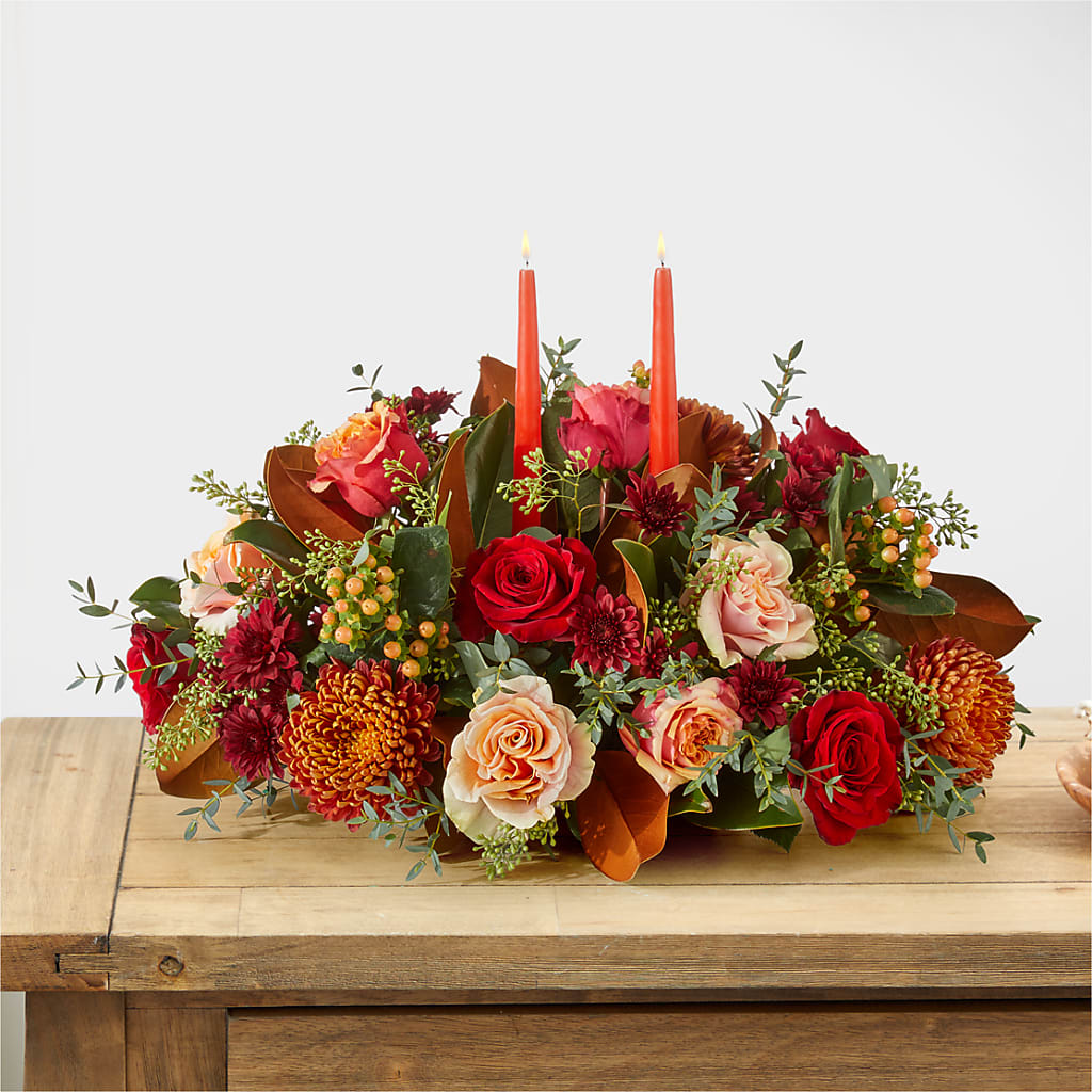 Gather Near Centerpiece – VACHA'S FOREST FLOWERS, Oak Forest IL