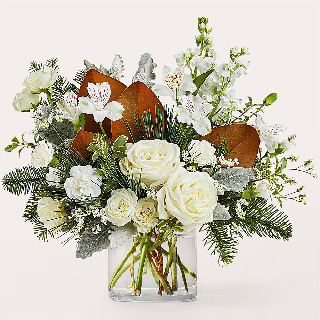 Fresh Snowfall Bouquet – VACHA'S FOREST FLOWERS, Oak Forest IL