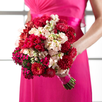 Pink Effervescence Bouquet – VACHA'S FOREST FLOWERS, Oak Forest IL