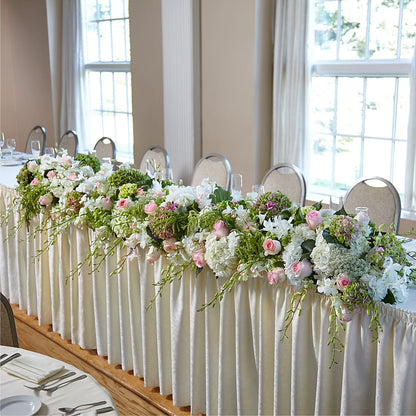 State of Joy Head Table Arrangement – VACHA'S FOREST FLOWERS, Oak Forest IL