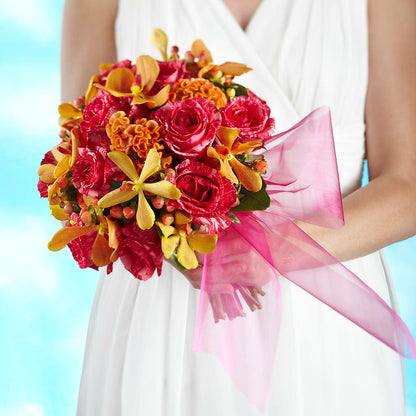 Brilliant Shades of Love Bouquet – VACHA'S FOREST FLOWERS, Oak Forest IL