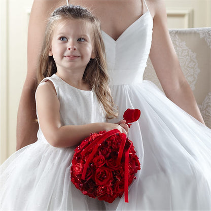 Pure at Heart Flower Girl Arrangement – VACHA'S FOREST FLOWERS, Oak Forest IL
